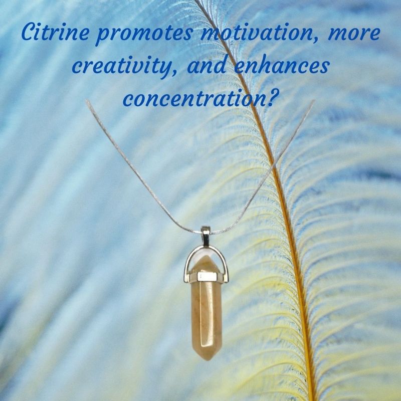 Citrine Gemstone Pendant